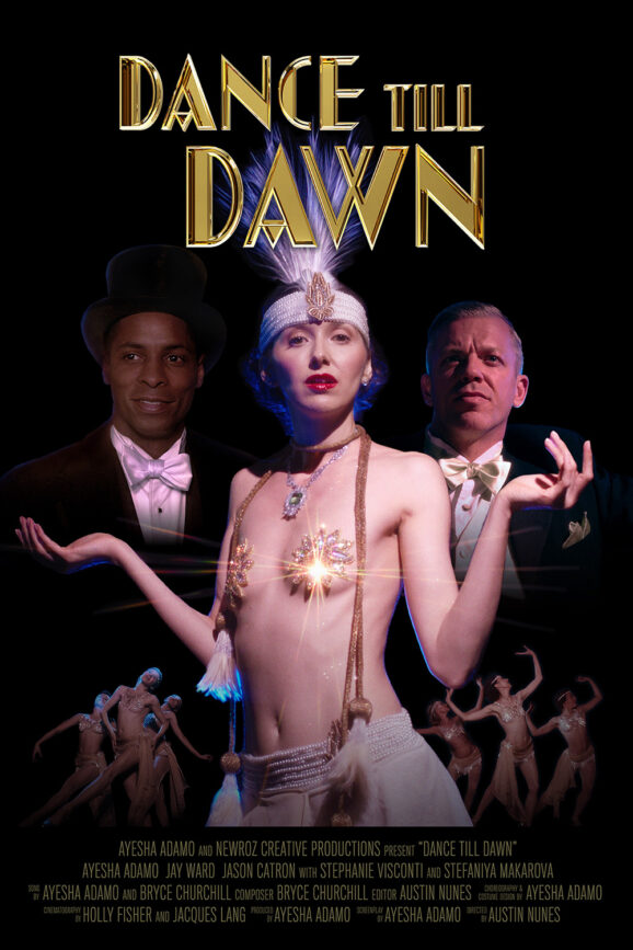 Dance Till Dawn Poster 1920s Ziegfeld Follies look - old Hollywood